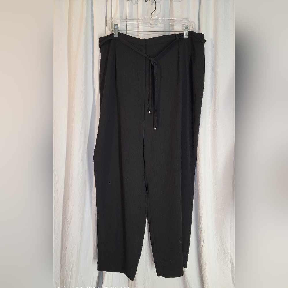 Alfani Women's Trouser Pants, Beaded Tie Belt, Fully Lined